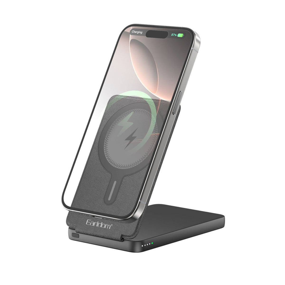 Earldom PD58 5.000 mAh 20W Kablosuz Şarj ve 20W Type-C Çıkışlı PD Hızlı Şarj ve Standlı Powerbank